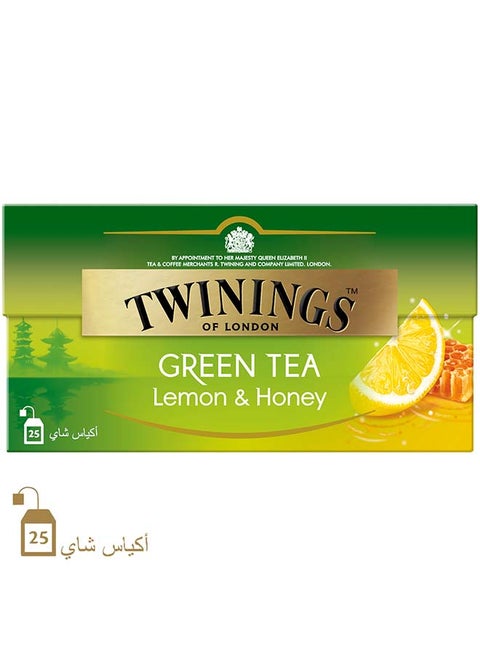 Lemon And Honey Green Tea 25 Teabags 40grams