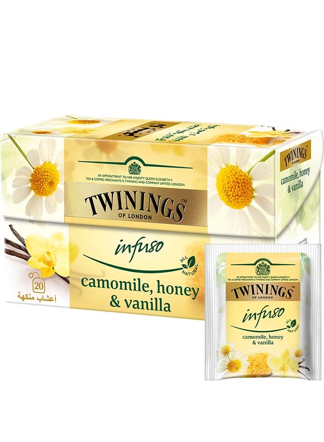 Twinings - Infuso Camomile Honey And Vanilla Tea 20 Bags 20 Bags - Image 1