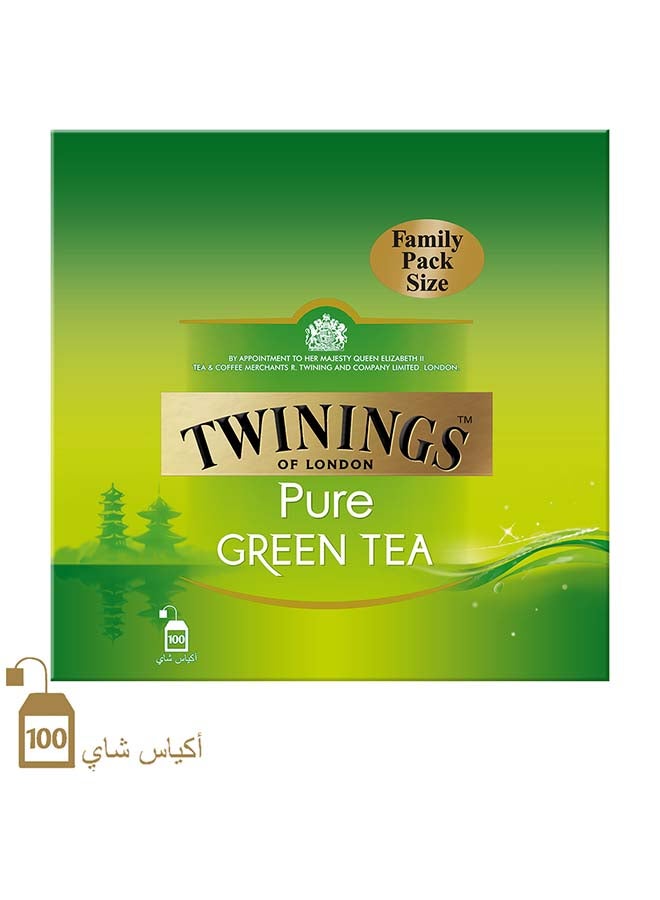 100 Pure Green Tea Bags 200grams - v1615230659/N36138697A_1