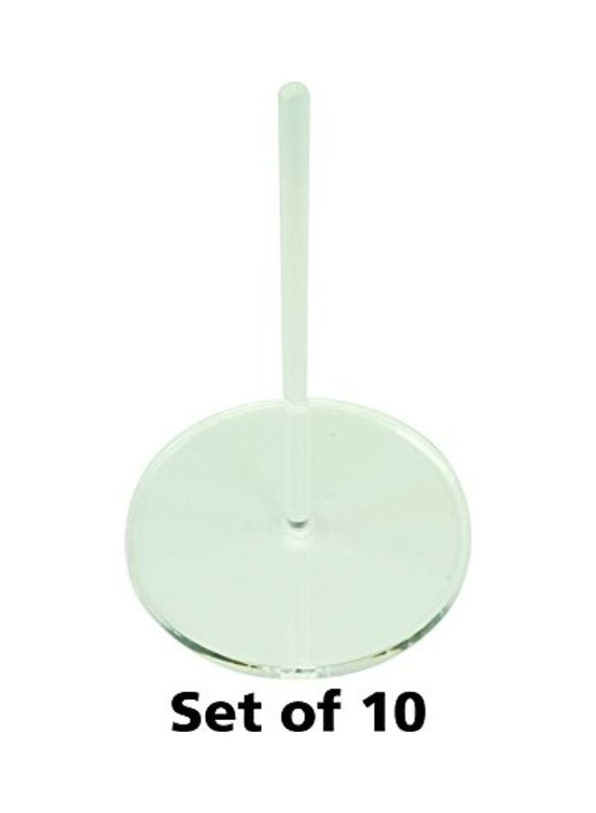 ليتكو مجموعة حوامل رحلات من الأكريليك مكونة من 10 قطع - Image 1