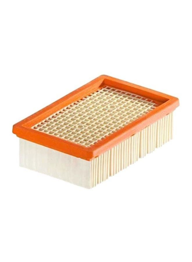 KARCHER Flat Pleated For B07NDYCZBS Vacuum Cleaner Filter B07NDYCZBS Beige/Orange 