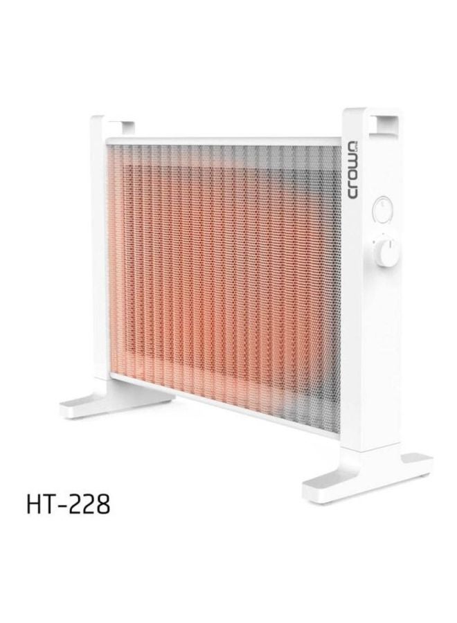 Crownline - Room Heater With Mica Panel 1500W 1500.0 W HT-228 White - Image 1