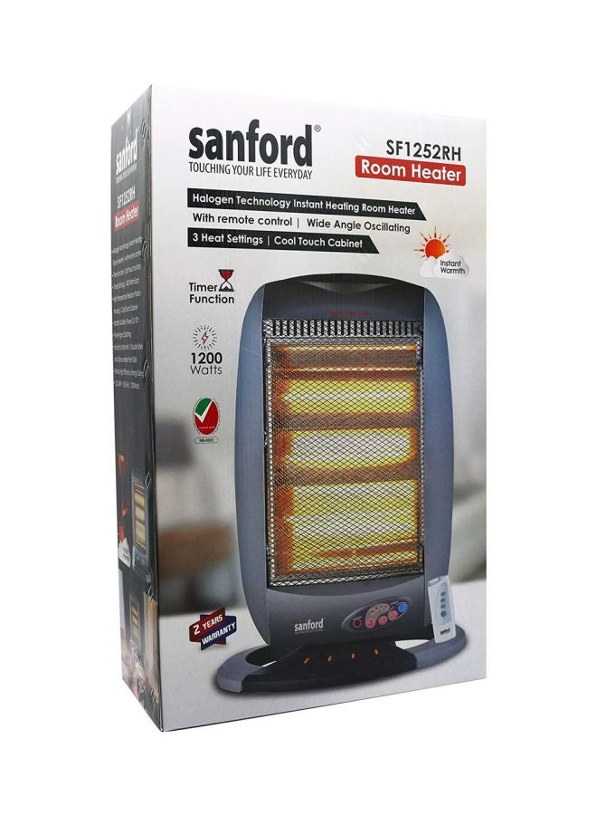 Sanford Halogen Room Heater 1200 Watts 1200.0 W SF1252RH BS Grey - Image 5