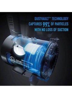 HOOVER Onepwr Blade+ Cordless Vacuum Cleaner Machine, Up to 40 min Runtime,3 Stage Filtration, LED Headlights, Detachable Handheld, Wall Mount, Upholstery Tool 0.6 L 1200 W CLSV-B3ME Blue/Black/Silver  - Image 2