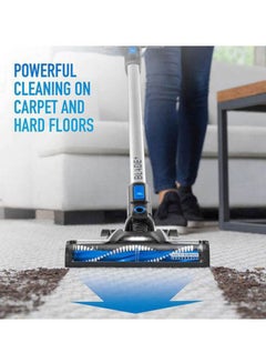 HOOVER Onepwr Blade+ Cordless Vacuum Cleaner Machine, Up to 40 min Runtime,3 Stage Filtration, LED Headlights, Detachable Handheld, Wall Mount, Upholstery Tool 0.6 L 1200 W CLSV-B3ME Blue/Black/Silver  - Image 4