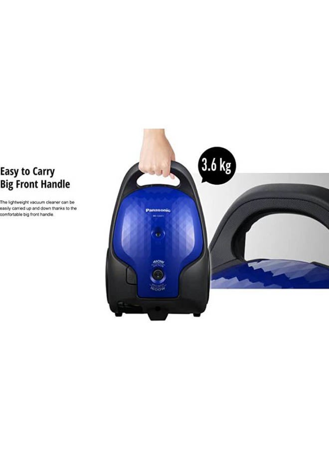 باناسونيك مكنسة كهربائية مع علبة تخزين تثبت على الأرضية 6 L 1900 W MC-CG711 أسود/أزرق - Image 3