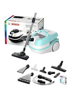 BOSCH Vacuum Wet & Dry Cleaner  Both Bag and Bagless Turquoise - 5 L 2000 W BWD420HYG Blue/White/Black  - Image 1