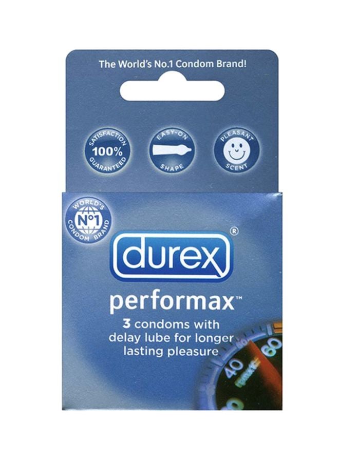 Durex 3-Piece Performax Condoms - Image 1
