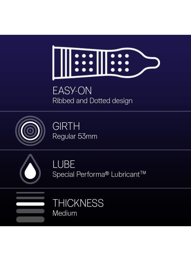 دوريكس حزمة من 3 واقيات ذكرية ميوتوال بليجر- متعة مشتركة - Image 3