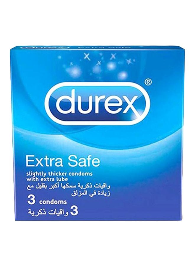 دوريكس مجموعة واقيات ذكرية إكسترا سيف مكونة من 3 قطع - Image 1