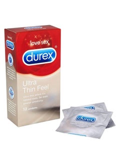 Feel Ultra Thin Condom Pack of 12 - v1615231312/N18046377A_3