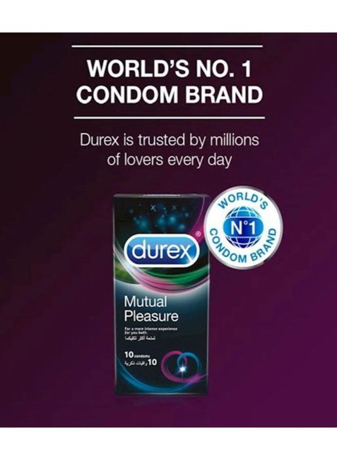 Pack Of 10 Mutual Pleasure Condom - v1615231317/N24091511A_4