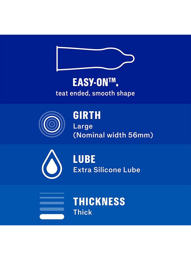 Durex Pack Of 12 Extra Safe Slightly Thicker Condom  - Image 3