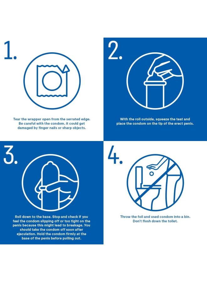 Durex Pack Of 12 Extra Safe Slightly Thicker Condom  - Image 4