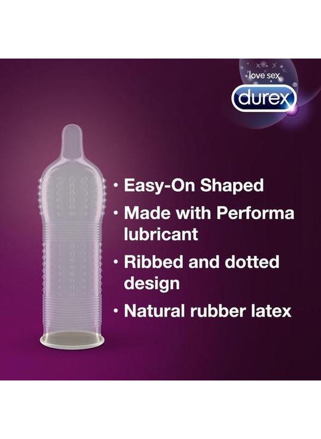 Pack Of 10 Performax Intense Mutual Climax Condom