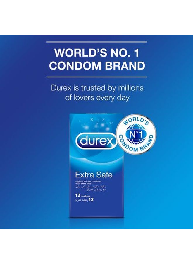 Durex - 12-Piece Durex Extra Safe Condom - Image 1