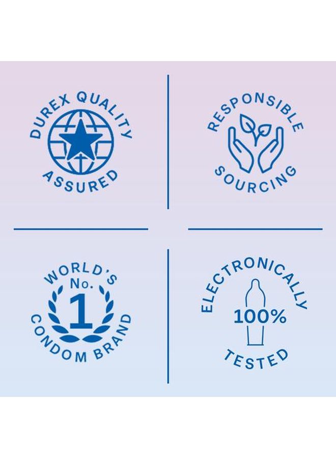 Durex - Invisible Extra Thin Condom Pack of 3 - Image 1