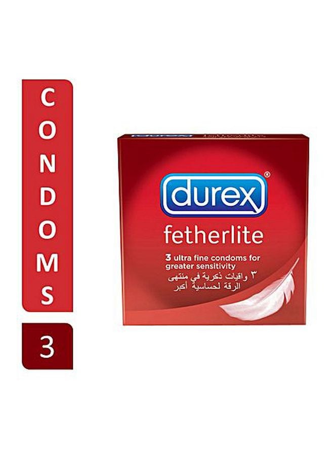 Durex - 3-Piece Fetherlite Condom Set - Image 1