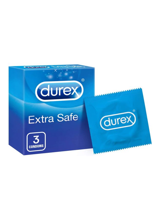 Durex - Extra Safe Condom Pack of 3 - Image 1