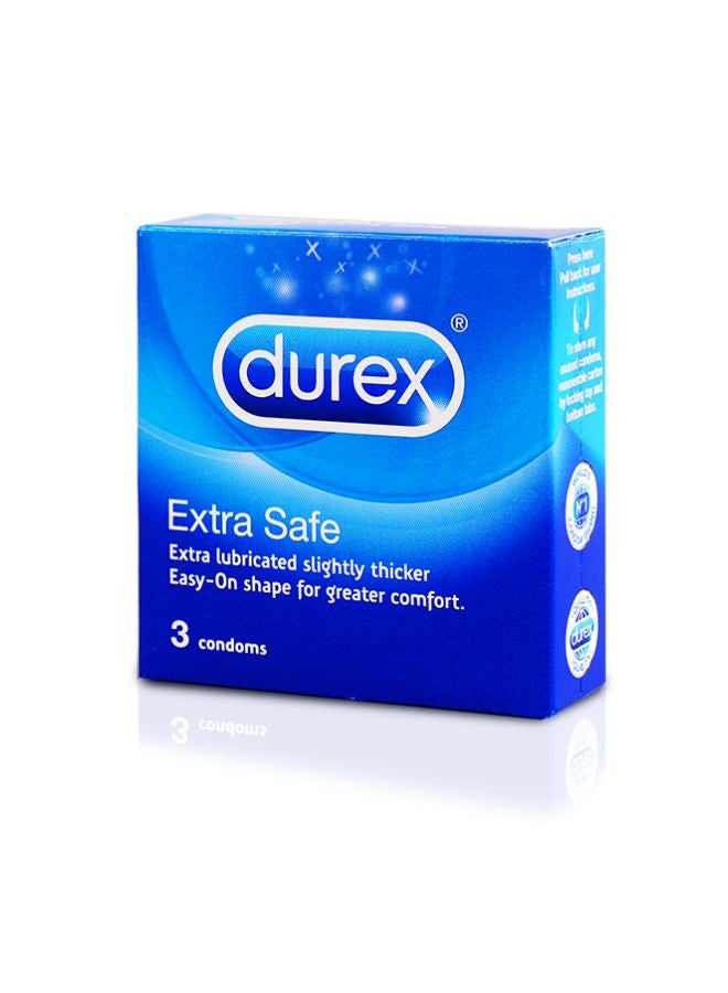 Durex - Extra Safe Condom Pack of 3 - Image 1