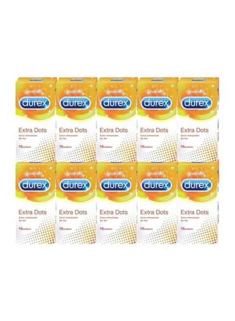 100-Piece Extra Dots Condom Set