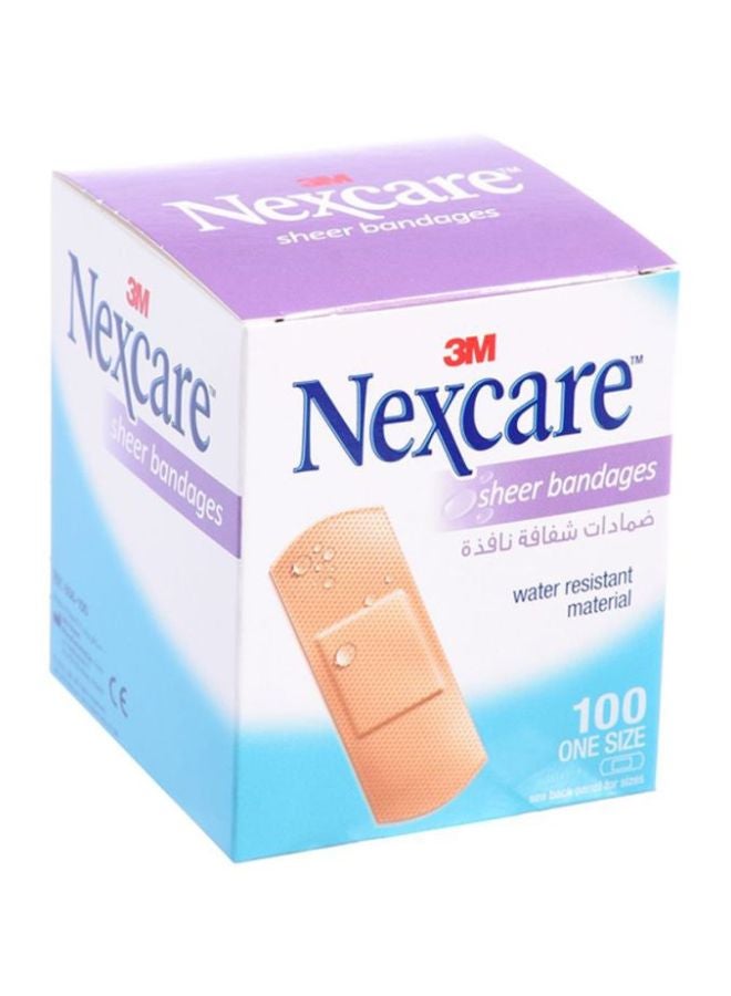 3M 100-Piece Sheer Adhesive Bandage Set - Image 3