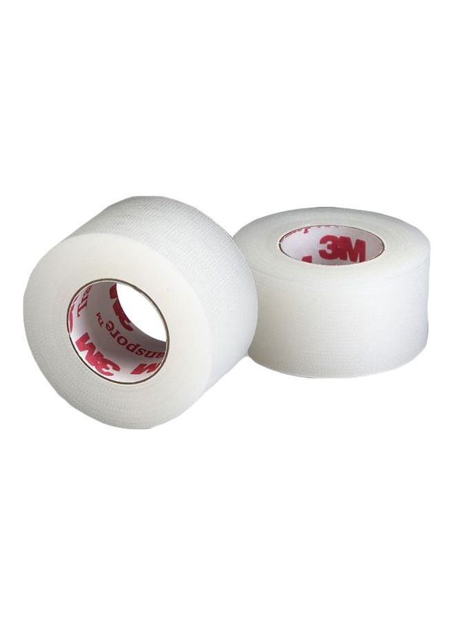 3M Pack Of 2 Transpore Wide First Aid Tape - Image 1