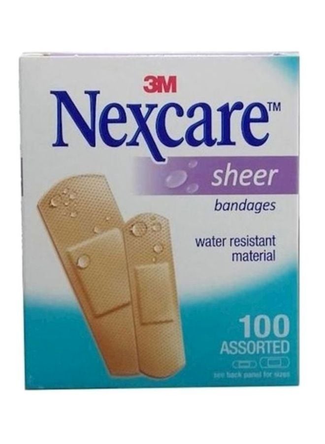 3M 100-Piece Sheer Bandages - Image 1