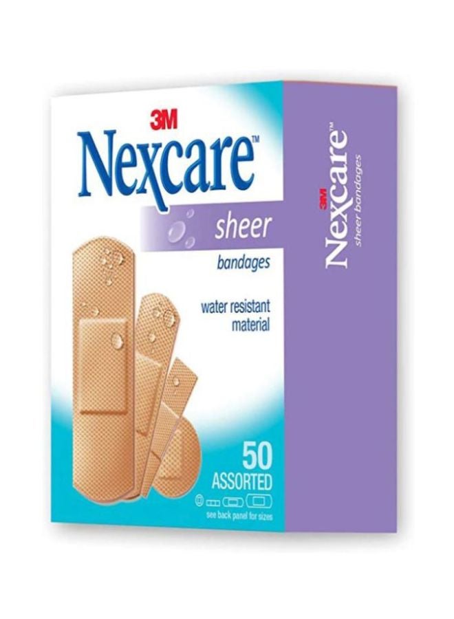 3M 50-Piece Sheer Bandages - Image 3
