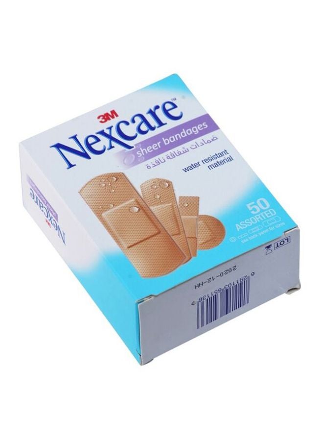3M 50-Piece Sheer Bandages - Image 4