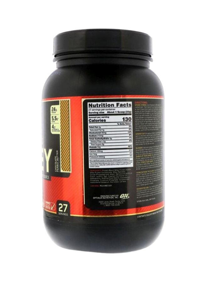 Optimum Nutrition - Gold Standard Whey Isolate Protein - Chocolate Peanut Butter - 907 Gram - Image 1