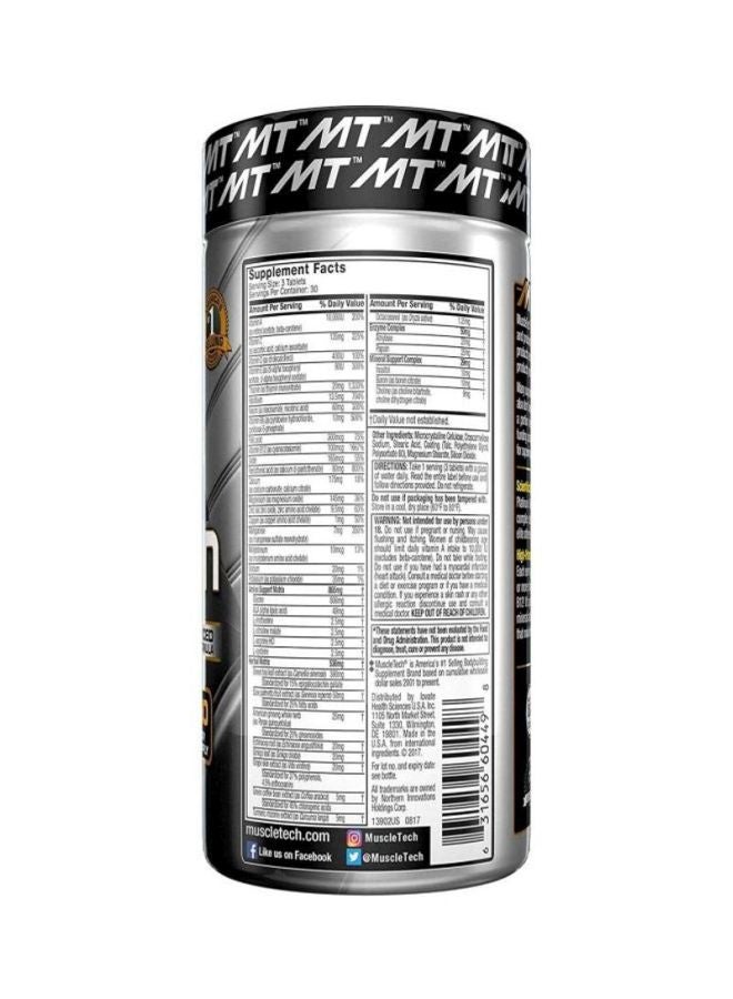 MuscleTech - Essential Series Platinum Multi-Vitamin Dietary Supplement - 90 Tablets - Image 1
