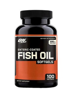 Enteric Coated Fish Oil, 100 Softgels