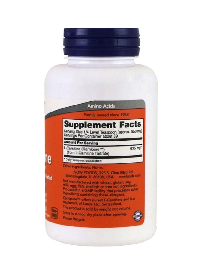 Now Foods - Now Foods L-Carnitine 85g Pure Powder - Image 1