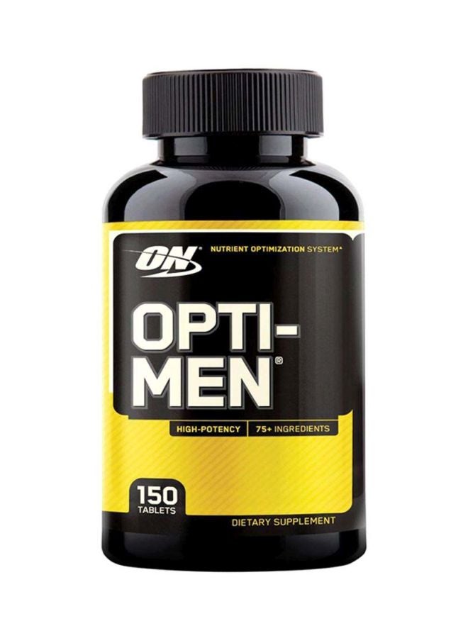 أوبتيموم نيوتريشن مكمل الفيتامينات المتعددة Opti-men - 150 قرصًا - Image 1