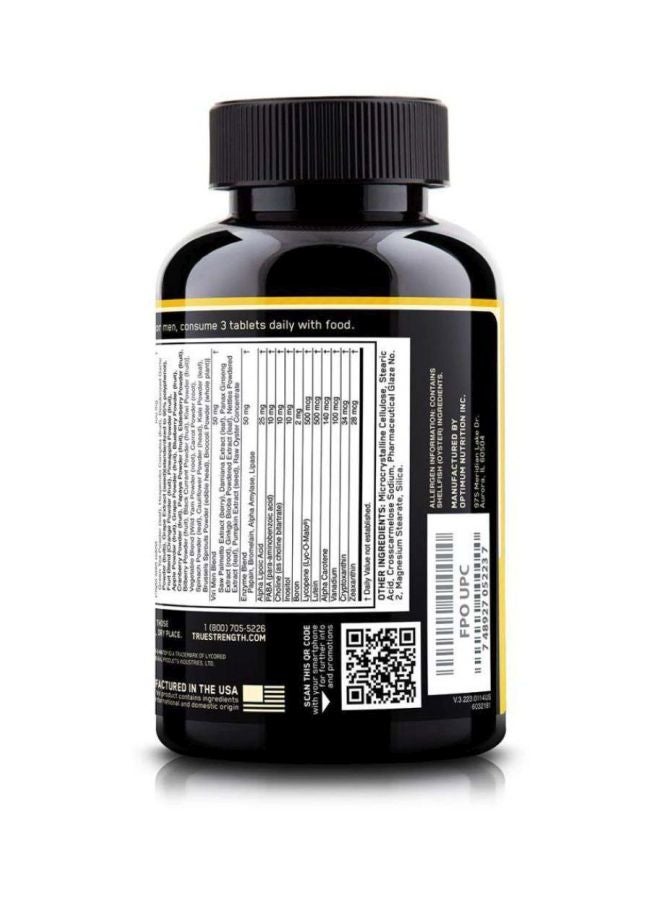 Optimum Nutrition Opti-Men Dietary Supplement - 90 Tablets  - Image 2