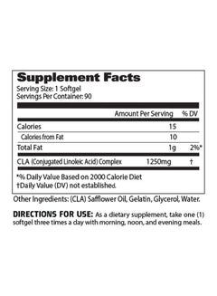 Optimum Nutrition CLA 1250 Dietary Supplement - 90 Softgels  - Image 3