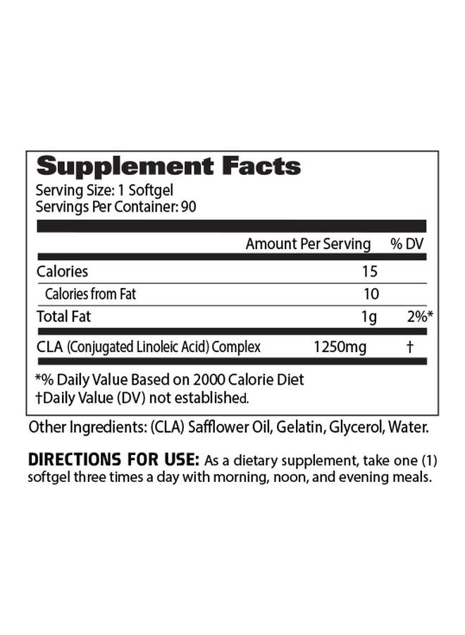Optimum Nutrition - CLA 1250 Dietary Supplement - 90 Softgels - Image 1