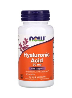 Hyaluronic Acid Dietary Supplement 50 Mg - 60 Capsules