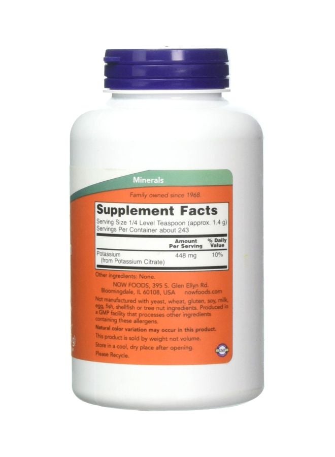 Potassium Citrate Powder Supplement 12 oz (340 g)