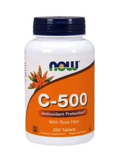 ناو فودز مكمل غذائي C-500 مضاد للأكسدة - 250 قرص  - Image 1