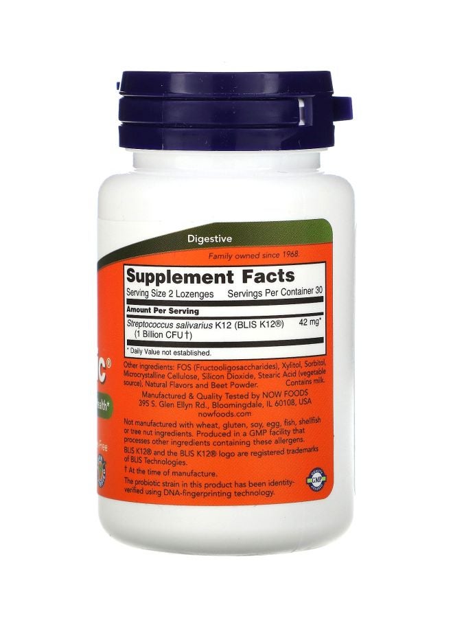 Now Foods - 60 Lozenges Oralbiotic - Image 1