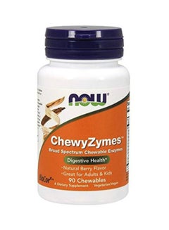 Chewyzymes Berry Flavor Dietary Supplement - 90 Chewables