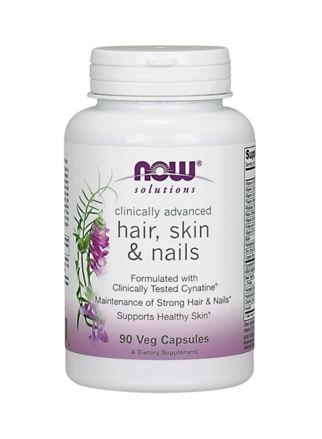 Now Foods Hair, Skin & Nail - 90 Veg Capsules - Image 1