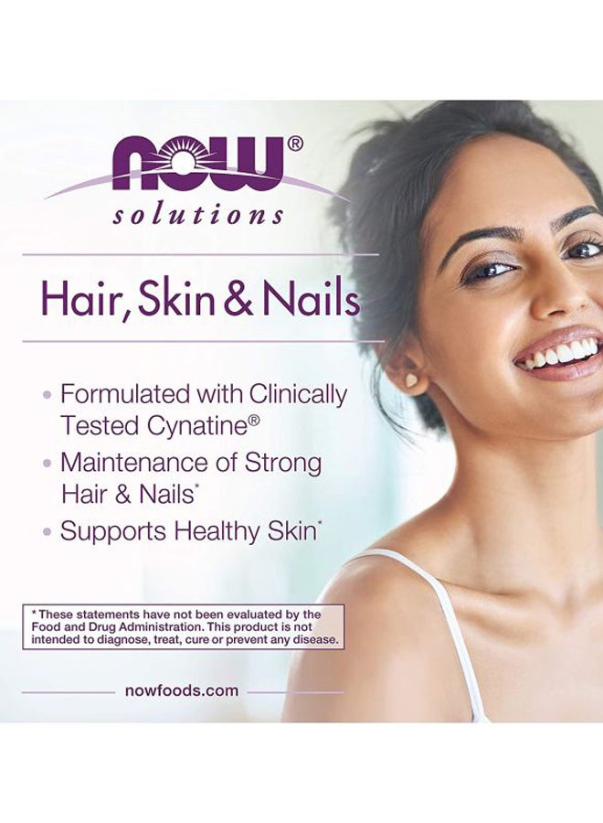 Now Foods Hair, Skin & Nail - 90 Veg Capsules - Image 3