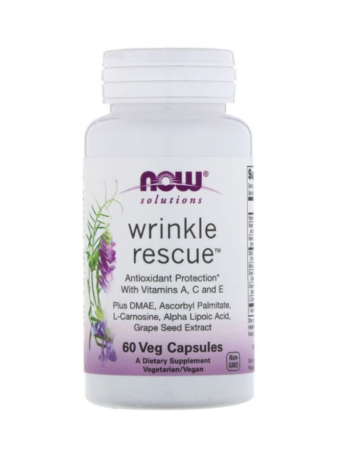 Now Foods Wrinkle Rescue Solutions - 60 Capsules - Image 1