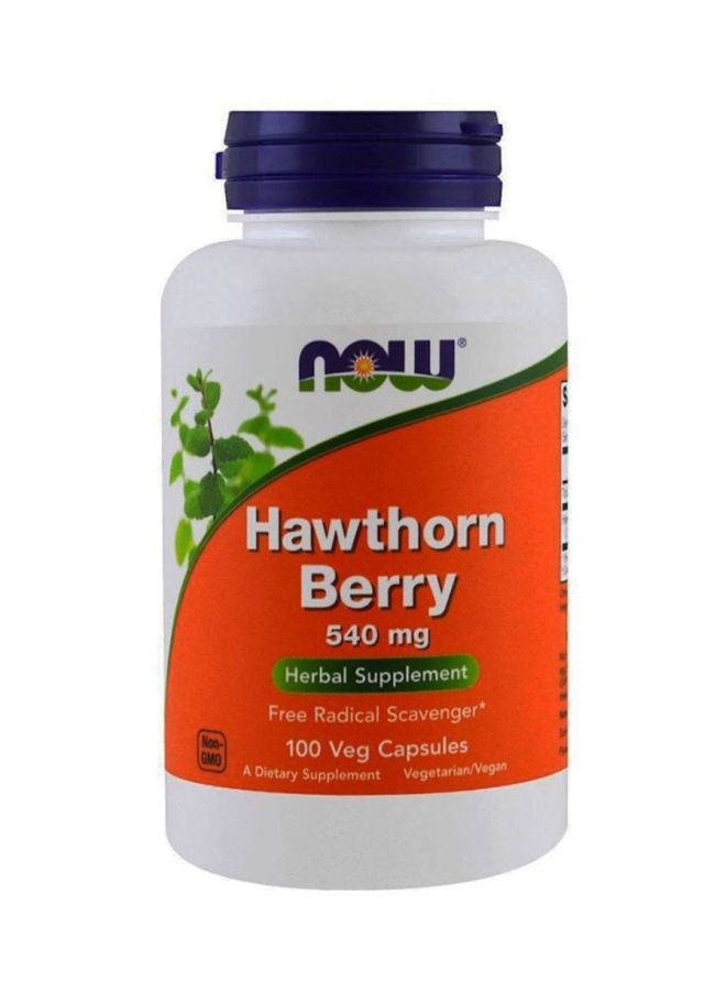Now Foods Hawthorn Berry - 100 Capsules 540 mg - Image 1