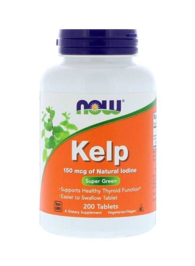 Now Foods Kelp 150 Mcg 200 Tablets  - Image 1