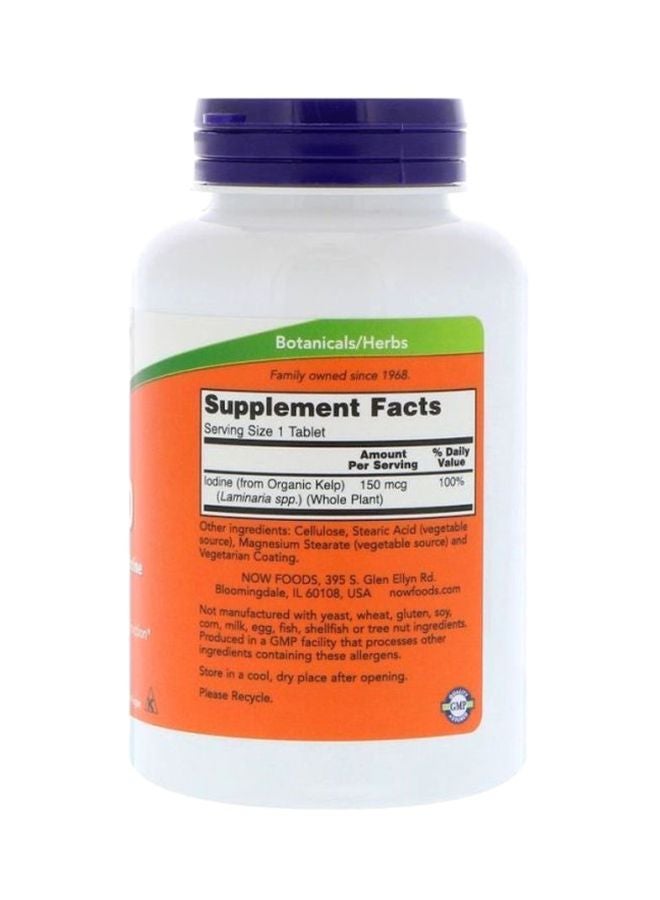 Now Foods Kelp 150 Mcg 200 Tablets  - Image 2