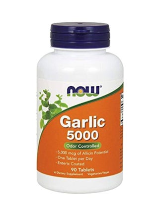 مكمل غذائي 5000 بخلاصة الثوم من ناو فودز، 90 قرصاً - v1615231702/N32400583A_1